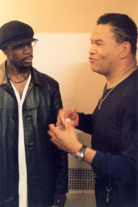 Sherman Robertson and James Owens at the Great British Rn'B Festival, Colne 2004. Photo copyright and thanks to Simon Redley - kudosphotos@aol.com