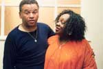 Sherman Robertson & Sharrie Williams at the Colne Festival 2004. Photo copyright and thanks to Simon Redley - kudosphotos@aol.com