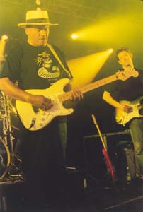 Sherman Robertson at the Stanley Blues Festival 2004. Photo copyright and thanks to Simon Redley - kudosphotos@aol.com