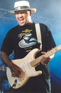 Sherman Robertson at the Stanley Blues Festival 2004. Photo copyright and thanks to Simon Redley - kudosphotos@aol.com