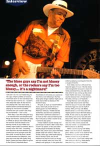 Guitar and Bass Magazine 2006 Sherman Robertson article