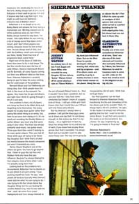 Guitar and Bass Magazine 2006 Sherman Robertson article