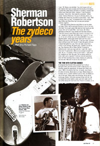 Juke Blues 2007 - Sherman Robertson article